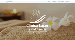 Desktop Screenshot of clinicalaseryhieloterapia.com